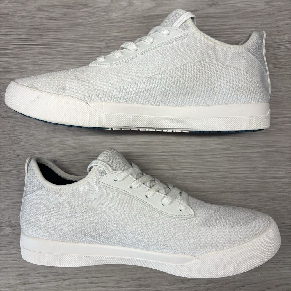 Vessi Weekend Sneaker Mens Size 10 Waterproof Shoes Marble White Summer Preppy - Picture 5 of 11